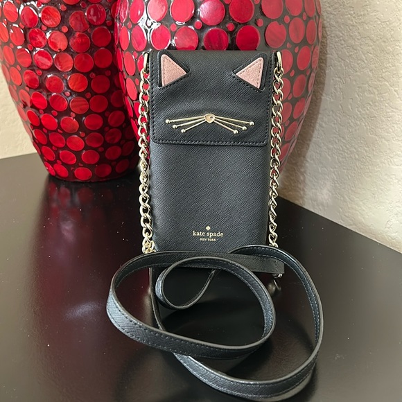 kate spade Handbags - Kate Spade Black Cat Novelty Collectors Crossbody Bag